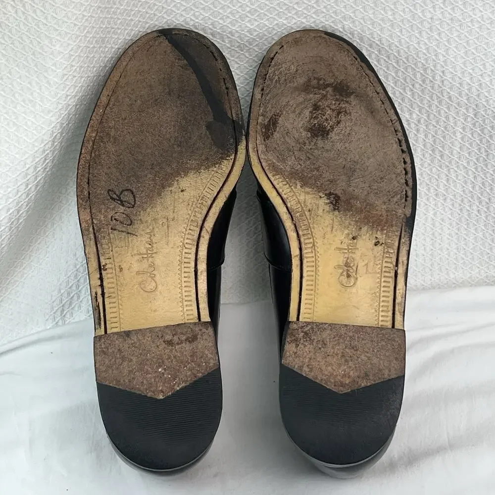 Cole Haan Men’s 9.5M Burgundy Tassel Loafers Leather Dress Shoes Made in India